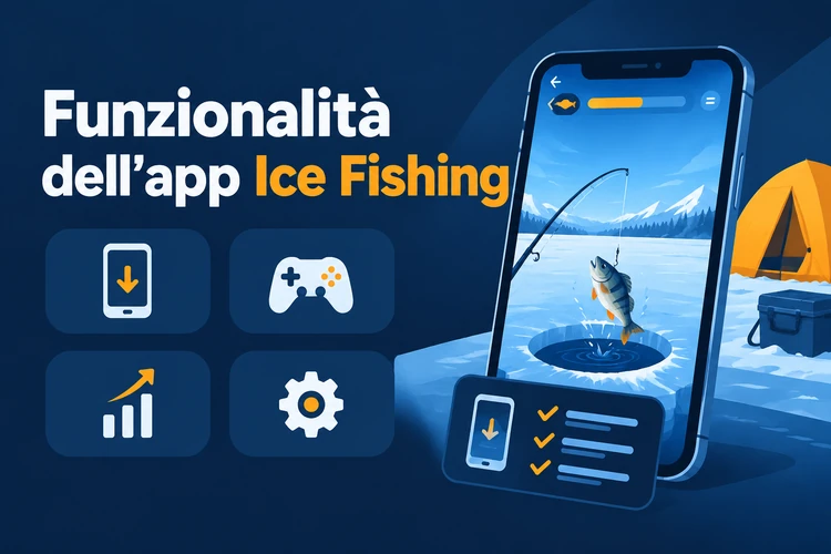 Funzionalità dell'app Ice Fishing