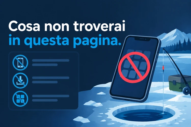 Cosa non troverai in questa pagina