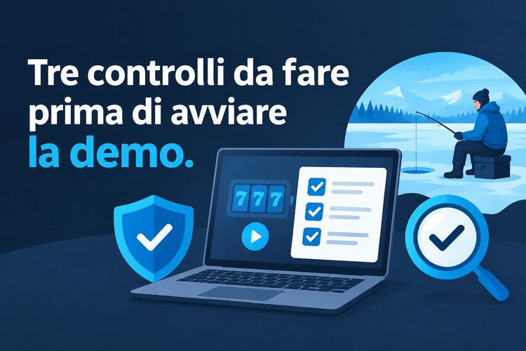 Tre controlli da fare prima di avviare la demo