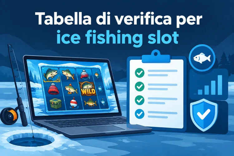 Tabella di verifica per ice fishing slot