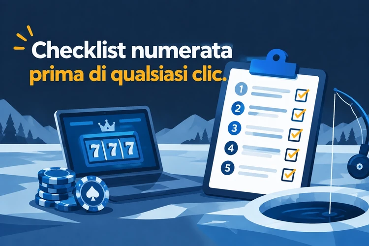 Checklist numerata prima di qualsiasi clic