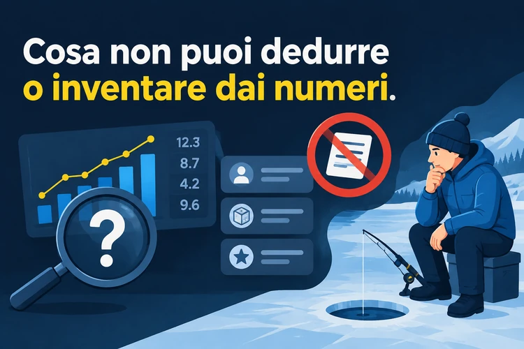 Cosa non puoi dedurre o inventare dai numeri